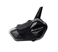 Midland - Intercomunicador Casco Moto BTR1 Advanced Twin Único, Auriculares Moto Inalámbricos Bluetooth IPX6, 1,2Km, 4 Personas Conferencia, Batería 23H, Cancelación Ruido, Audio HD, Conforme ECE2206