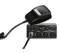 Midland M Zero Plus CB Transceptor de Vehículo 40 Canales AM/FM, Micrófono Transceptor de 4 pines, 2 Bandas, Silenciador Ajustable y Ganancia RF