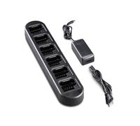 Midland Midland MULTI CA-BR180 Cargador múltiple Cargador con 12 posiciones: mantén tus walkies y baterías siempre listos, organizados y cargados en un solo