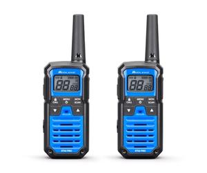 Midland Midland XT50 PRO Walkie-talkie a prueba de salpicaduras y humedad con alcance hasta 8 km y canal especial RRM para informar de emergencias
