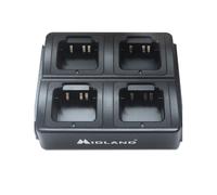 Midland Multicargador 4 posiciones para Midland BR02 PRO Z Multicargador 4 posiciones para Midland BR02 PRO Z - Compatible con Midland G10 Pro y G13