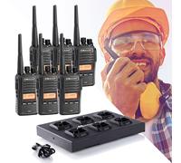 Midland Pack 6 Midland G18 PRO + Cargador multiple Pack 6 Wlkies-Talkies Midland G18 PRO+ Cargador múltiple de sobremesa.