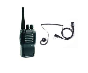 Midland Pack Midland G11 Pro + Jetfon Pro JR-1702 Kit con robusto walkie-talkie sin licencia y auricular, perfecto para uso profesional
