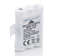Midland - Pila Recargable PB-X6 para Walkie Talkie Profesional XT50/XT60, Batería Ni-Mh 700mAh, Autonomía Prolongada para Emisoras - Accesorios para Radioaficionados, Instalación Fácil, Tensión 3,6V