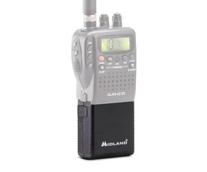Midland - Pila Recargable PB42 Lithium para Walkie Talkie Alan 42, 2800mAh, Carga Rápida USB-C, LED de Estado, Alta Capacidad para Emisoras Portátiles, Accesorios para Radioaficionados, Tensión 3,7V