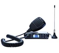 Midland - Radio Coche GB1-R, 99 Canales PMR446 (8+91 Programables CTCSS), Radioaficionado Compatible con Walkie Talkie PMR - Antena Magnética, Alimentación 12V, Micrófono y Soporte Incluidos