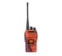 Midland G13 Blaze, Walkie Talkie Recargable con Acabado Mossy Oak, Radio Transmisor Semi Profesional con 99 Canales PMR446, Función VOX, Impermeable IPX4, Batería hasta 40 Horas, Naranja