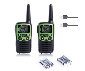 Midland XT30 16channels 446.00625 - 446.09375MHz Negro, Verde Two-Way radios - Walkie-Talkie (AAA, 48 x 32 x 90 mm, 75 g)