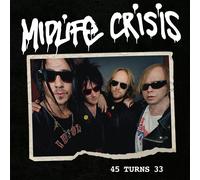 Midlife Crisis - 45 Turns 33 - Black/White Splatter [Vinilo]