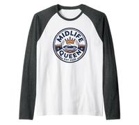 Midlife Queen EST 2026 Cotización Coche Mujeres Crisis Humor Divertido Camiseta Manga Raglan