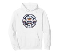 Midlife Queen EST 2026 Cotización Coche Mujeres Crisis Humor Divertido Sudadera con Capucha