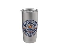 Midlife Queen Est 2026 Cotización Coche Mujeres Crisis Humor Divertido Vaso térmico de acero inoxidable de doble pared