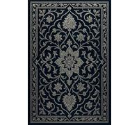 Midnight Arabesque Notebook: A Luxurious Islamic-Inspired Journal with Intricate Silver Patterns - Elegant Gift for Writers and Dreamers
