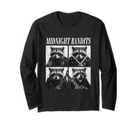 Midnight Bandits Raccoons Rockers Rock Music Emo Punk Band Manga Larga