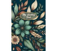 Midnight Bloom Dot Grid Journal: Premium Botanical Edition | 6×9 Dot Grid Notebook with Elegant Floral Line Art | Cute, Creative & Stylish Journaling Pages