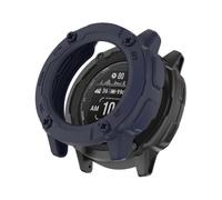 (Midnight Blue) Anti-Fall TPU Hollow Cover for Garmin Instinct 2X - Quick Release Sports Watch Case (Orange)