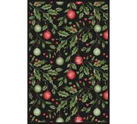 Midnight Christmas Floral Journal: An Elegant Holiday Lined Notebook for Memories, Reflection, Lists, and Everyday Writing
