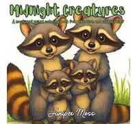 Midnight Creatures: A Nocturnal Animal Coloring Book for Relaxation and Stress Relief