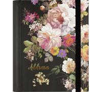 Midnight Floral Large Address Book
