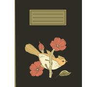 Midnight Garden Journal 6x9 Lined Notebook | 100 Pages for Writing, Journaling & Notes: Elegant Floral Notes