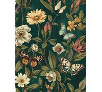 Midnight Garden Sketchbook: Vintage Botanical Art Notebook: Pages of Premium Blank Paper for Drawing, Doodling, and Creative Journaling - Perfect Gift for Artists and Flower Lovers.