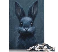 Midnight Hare Rompecabezas Imposible,desafío for Adults Juego Educativo 1000 Piezas Obra De Arte De Juego De para Adultos, Regalos A Partir De 14 Años 1000pcs (38x26cm)