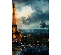 Midnight in Paris: Dark Aesthetic Travel Notebook