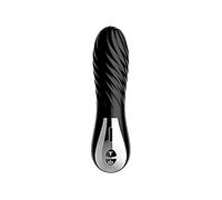 Midnight Magic Vibrador Spiral Twist Recargable Negro 280 gr