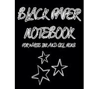 Midnight Musings: Black Paper Notebook for Creative Minds: 8.5"x11" 120 Lined Pages for Bold Ideas and Creative Expression