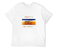 Midnight Oil Men's T-Shirt Unisex White Cotton Print tee Shirts M