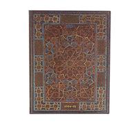 Midnight Star (Cairo Atelier) Ultra 18-month Vertical Softcover Flexi Dayplanner 2025 (Elastic Band Closure)