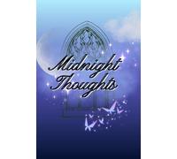 Midnight Thoughts Notebook - Aesthetic Moon Journal, Lined Notebook for Writing, Dreamy Night Sky Journal, Gift for Women and Teen Girls