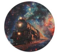 Midnight TrenRompecabezas para Adultos |Estrellas| 1000pcs (67.5x67.5cm) Juegos EduGatoivos De Decoración del Hogar