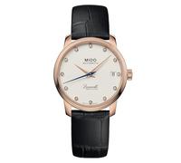 MIDO Baroncelli Heritage Lady - Reloj suizo automático para mujer - Esfera marfil - Caja de 33 mm - M0272073626600