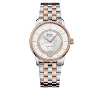 MIDO Baroncelli M0378072203100 - Collar para mujer - Reloj automático suizo para mujer - Esfera blanca - Caja de 33 mm