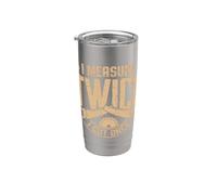 Mido dos veces y corto una vez Diseño de carpintero Vaso térmico de acero inoxidable de doble pared