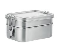 MidOcean Fiambrera / Lunchera de Acero Inoxidable Double Chan (MO1346)