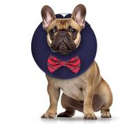 MIDOG Collar de cono de perro para perros grandes y medianos, cono inflable suave alternativo después de la cirugía, cono de recuperación protector ajustable, collar E alternativo que no bloquea la