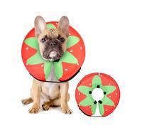 MIDOG Cono inflable suave para perro, alternativa de collar electrónico de dona para después de la cirugía, evita lamer, permite una alimentación y visión normales, cómodo collar de recuperación para
