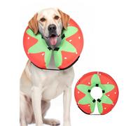 MIDOG Cono inflable suave para perro, alternativa de collar electrónico de dona para después de la cirugía, evita lamer, permite una alimentación y visión normales, cómodo collar de recuperación para