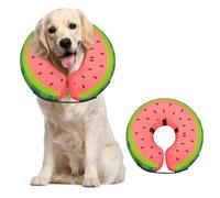 MIDOG Cono inflable suave para perro, alternativa de collar electrónico de dona para después de la cirugía, evita lamer, permite una alimentación y visión normales, cómodo collar de recuperación para