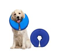 MIDOG Cono inflable suave para perro, alternativa de collar electrónico de dona para después de la cirugía, evita lamer, permite una alimentación y visión normales, cómodo collar de recuperación para