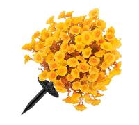 MIDOKSTUA Flor artificial de gloria de la mañana con estaca para jardín, patio, resistente a la intemperie, realista simulación de plantas verdes