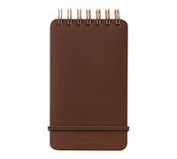 Midori 11799006 - Libreta de cuero reciclado, color marrón