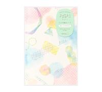 Midori 15356006 Cuaderno, registro suelto, patrón de acuarela, B6