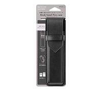 Midori 41479006 Estuche para bolígrafos, para B6 hasta A5, de cuero reciclado, negro, moderno, Negro, Moderno