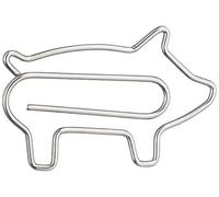 Midori 43149006 - Pack de 30 clips divertidos con forma de cerdito
