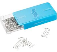 Midori 43150006 - Pack de 30 clips divertidos con forma de pingüino