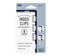 Midori 43229006 Chirat - Clip de índice plateado