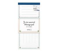 Midori 89516006 Cuaderno de un solo lápiz, 3 tamaños, patrón de línea, 30 hojas